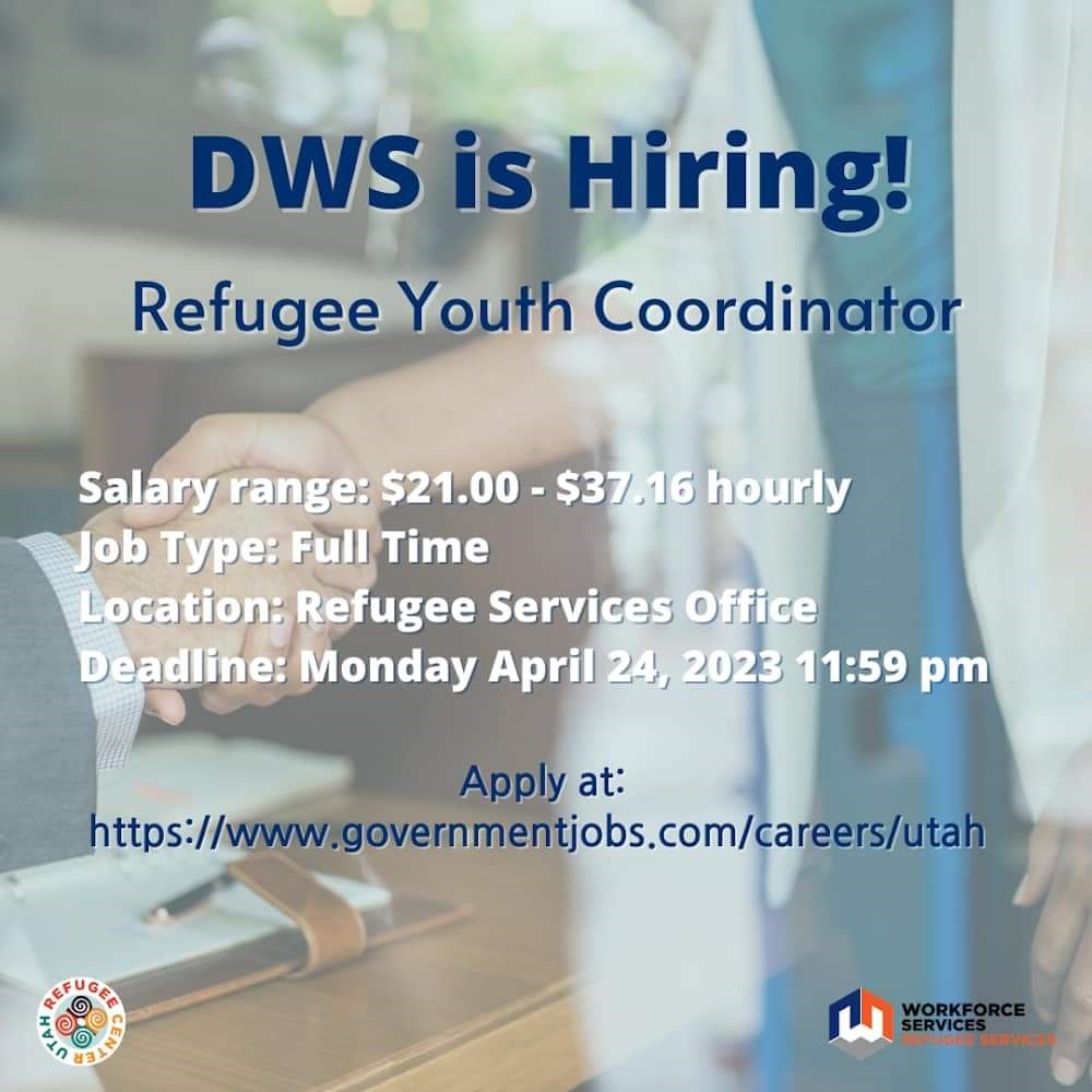 DWS Is Hiring Refugee Youth Coordinator