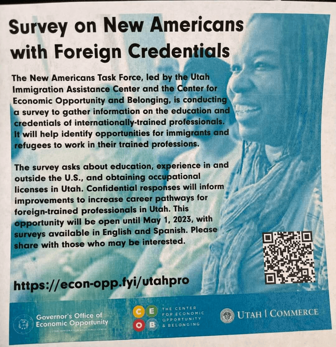 Survey on New Americans With Foreign Credentials