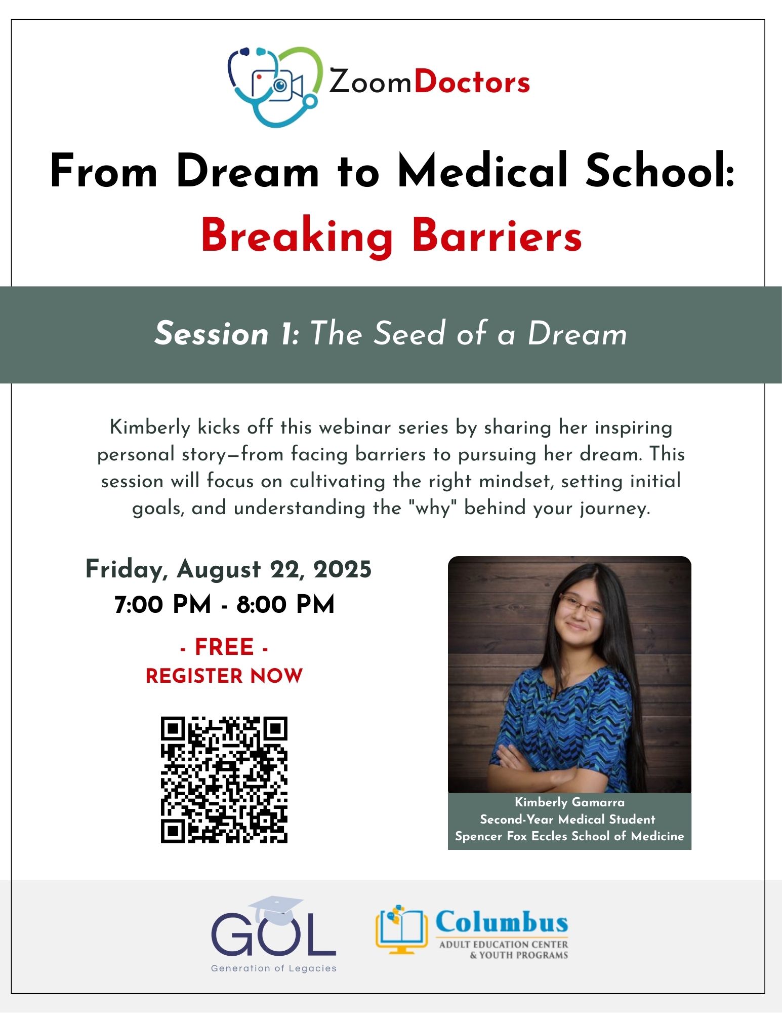 FROM DREAM TO </br>  MEDICAL SCHOOL