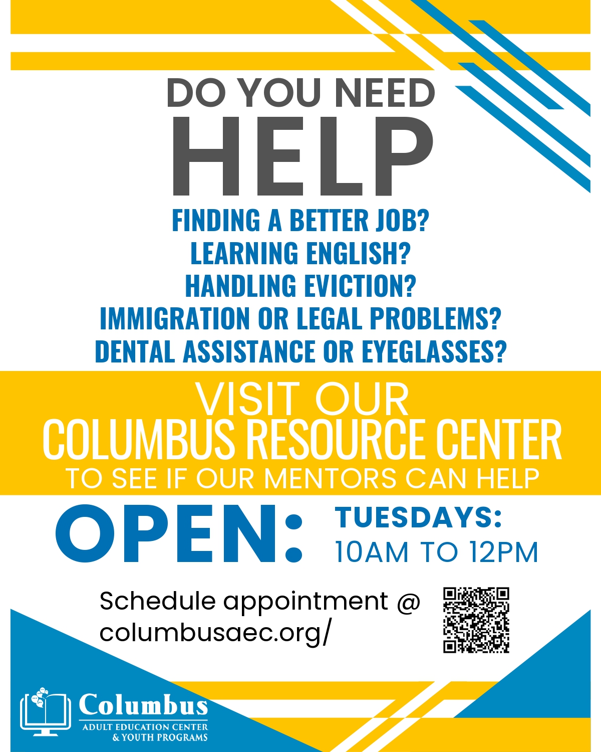 DO YOU NEED HELP TUESDAYS